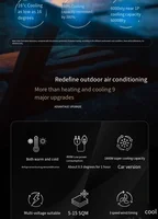 Vehicle RV Car AirPortable Air Conditioner Multifunctional AIR Cooler 220V/110V 4800-5200BTU Multi-application Room Use 2