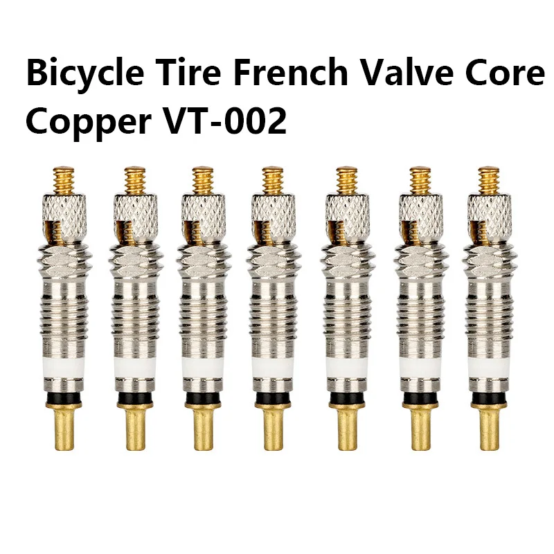 Bicycle Valve 1PC 34/40/44/50/55/60/80mm MTB Road Bike Vacuum French Valve F/V Nipple Copper Core Cycling Accessorie