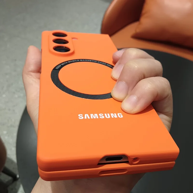 Ultra Thin Magnetic Wireless Charging Case with Skin Feel for Samsung Galaxy Z Fold