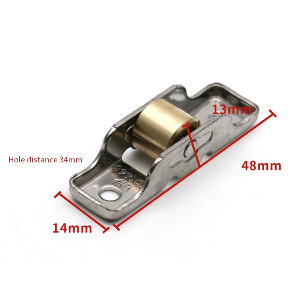 4pcs Window Pulley Sliding Door Rollers Heavy Silent Bearing Pulley Window Rollers Furniture Hardware Wardrobe Track Wheel