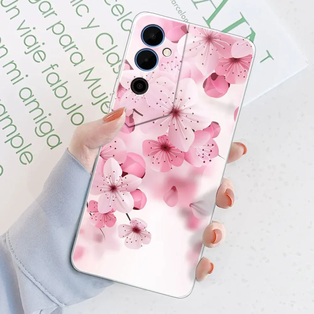 Clear Soft Silicone TPU Phone Case with Bumper Protection for Tecno Pova Neo Series