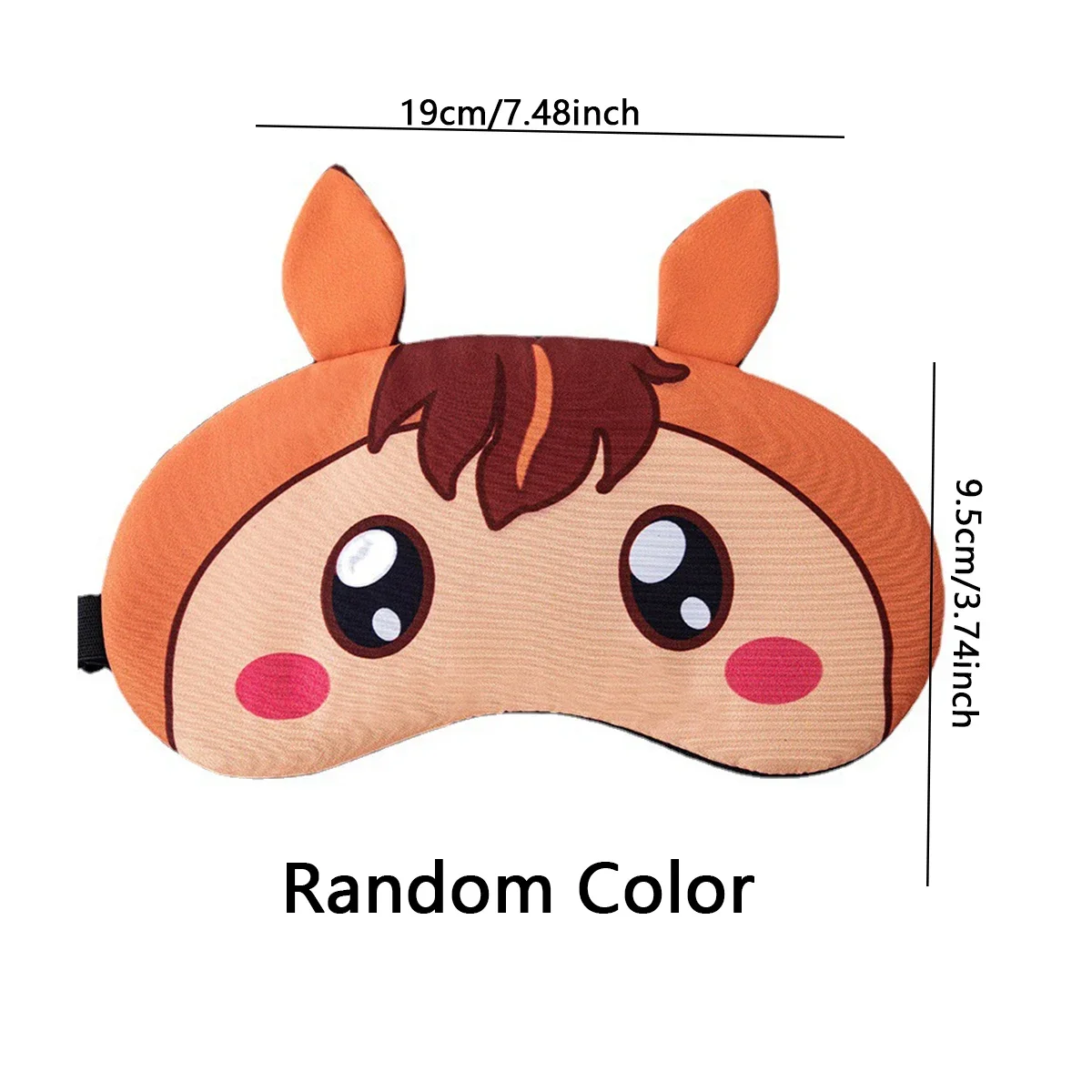 1pc Sleep Men's and Women's Soft Portable Eye Mask with Elastic Travel Eye Mask, Convenient to Carry