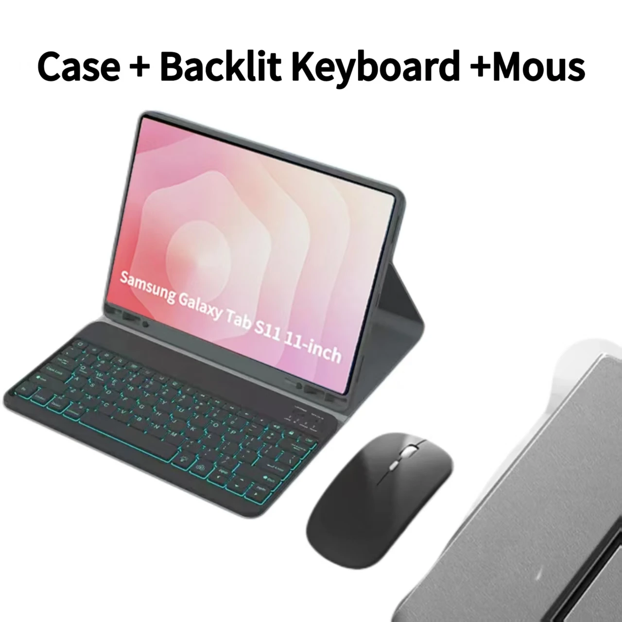 Premium Wireless Keyboard Cover for 11-Inch Tablet, Enhanced Protection & Functionality