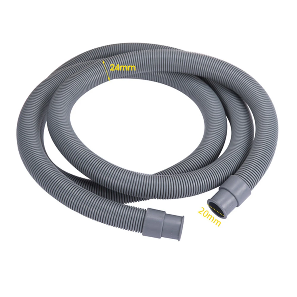 1.5M Drain Waste Hose Washing Machine Dishwasher Extension Pipe Outlet