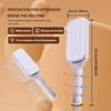 Self-Cleaning Massage Airbag Comb Straight Hair Comb Rotation Handles Cleaning Hair Loss Anti-Static Hairbrush Comb Women Girls 3