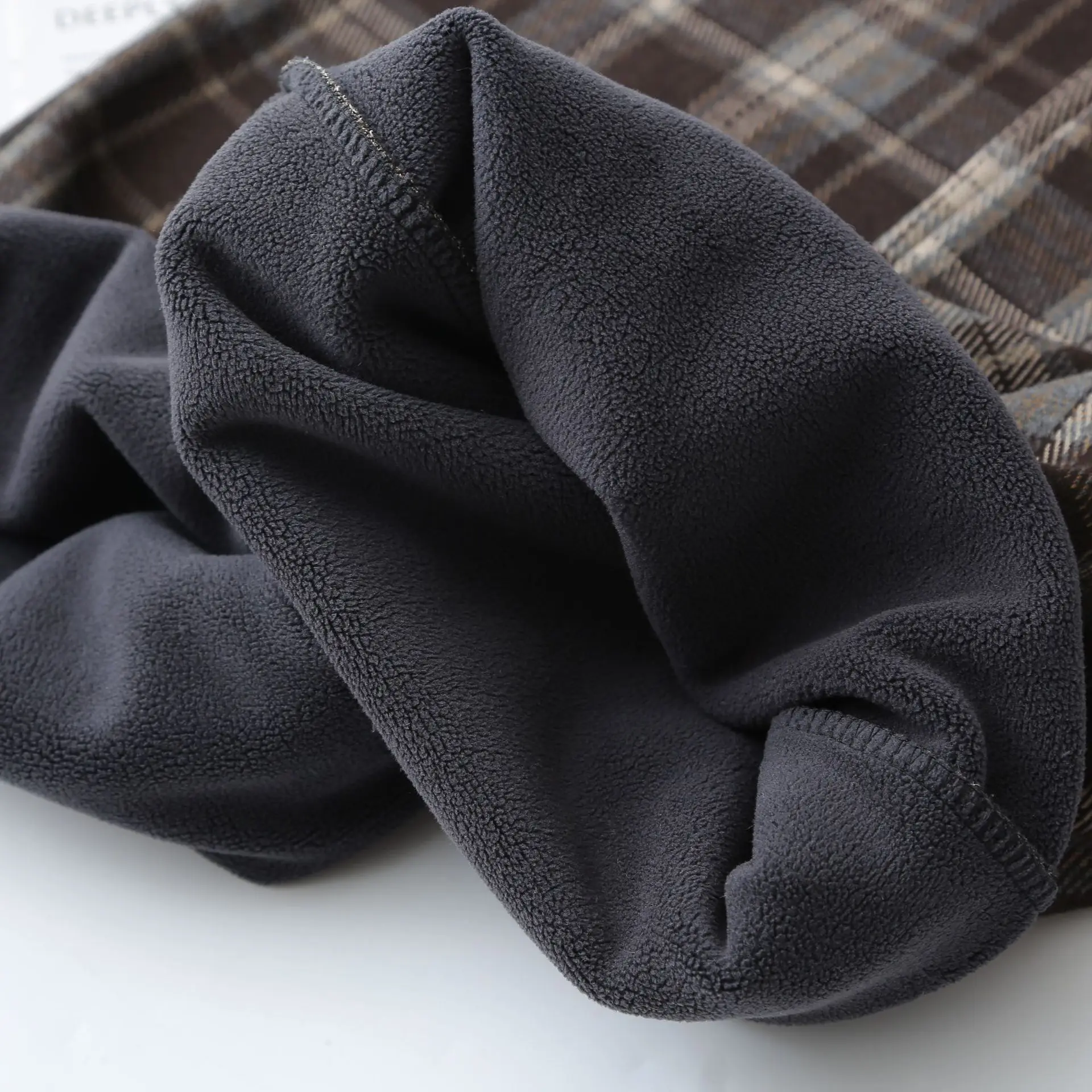 XXXXL Fashion Plus Size Women's Straight Leg Pants 2025 Winter New Classic Tweed Plaid Casual Fleece Woolen Trousers 8599