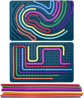 1Set Sensory Activity Board, Sensory Activity Board: Silicone Fidget Toy for Calming, Stress, Anxiety, ADHD & Autism 1