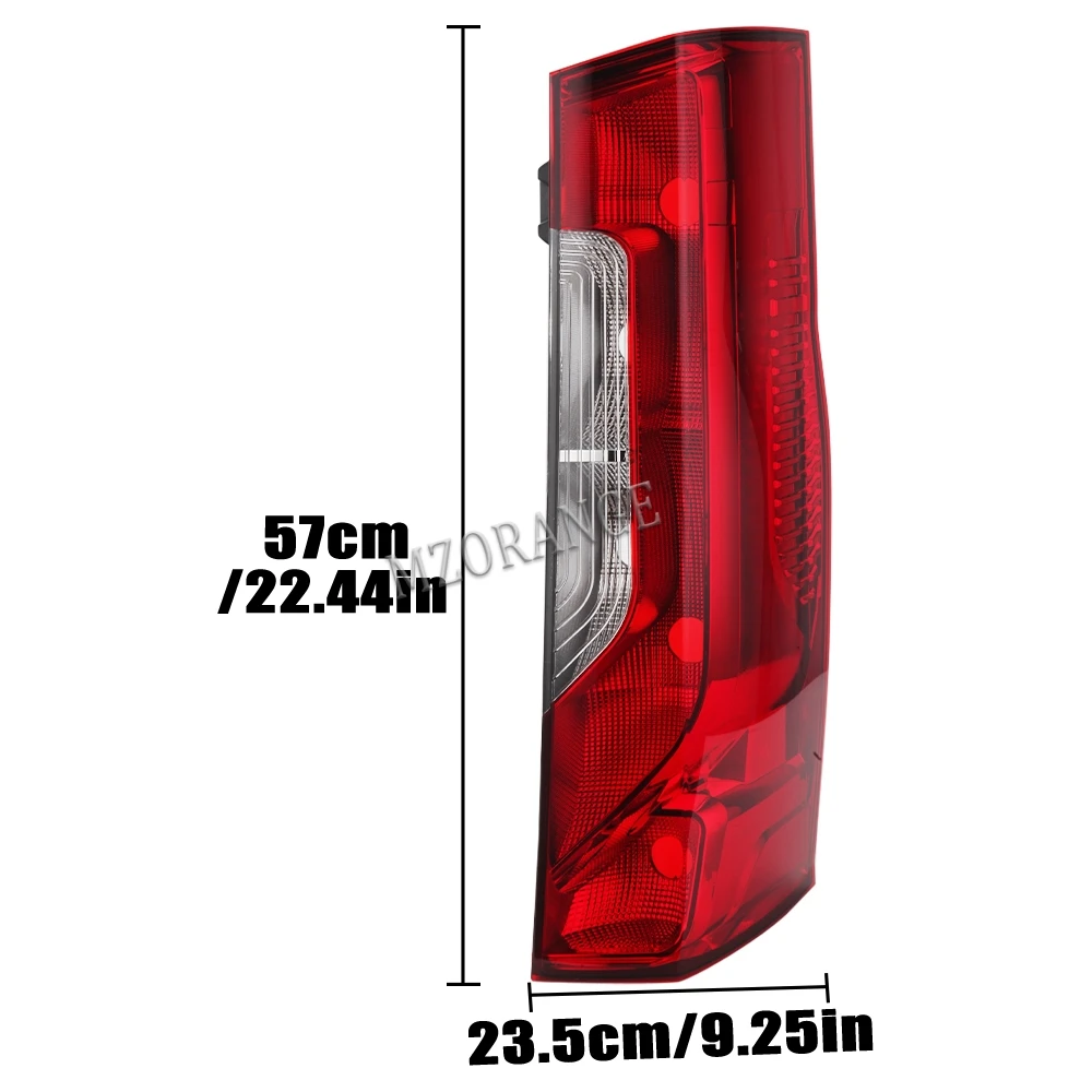 Reflector in achterbumper (rechts) Mercedes Sprinter W907/W910 08/18