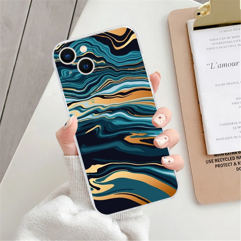 Painted Personalized Fashion Phone Case for iPhone 13 11 Pro 12 Mini MAX X XR XS 8 7 Plus 6 6s Liquid Silicone Black Cover Coque iphone 12 lifeproof case