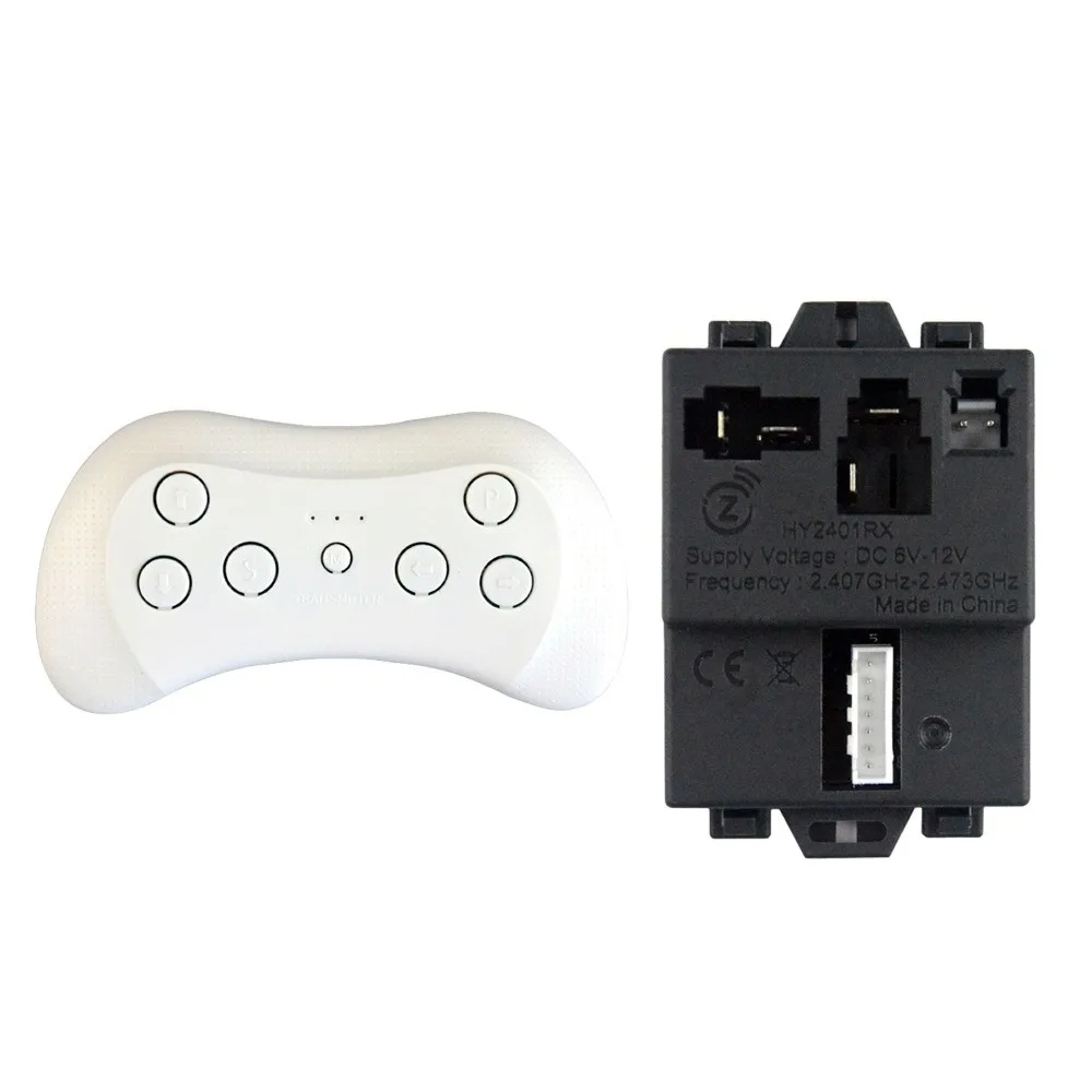 New HY2401RX Remote Controller Plastic White Black RC Receiver RC Vehicle Electric Vehicle Controller for Car