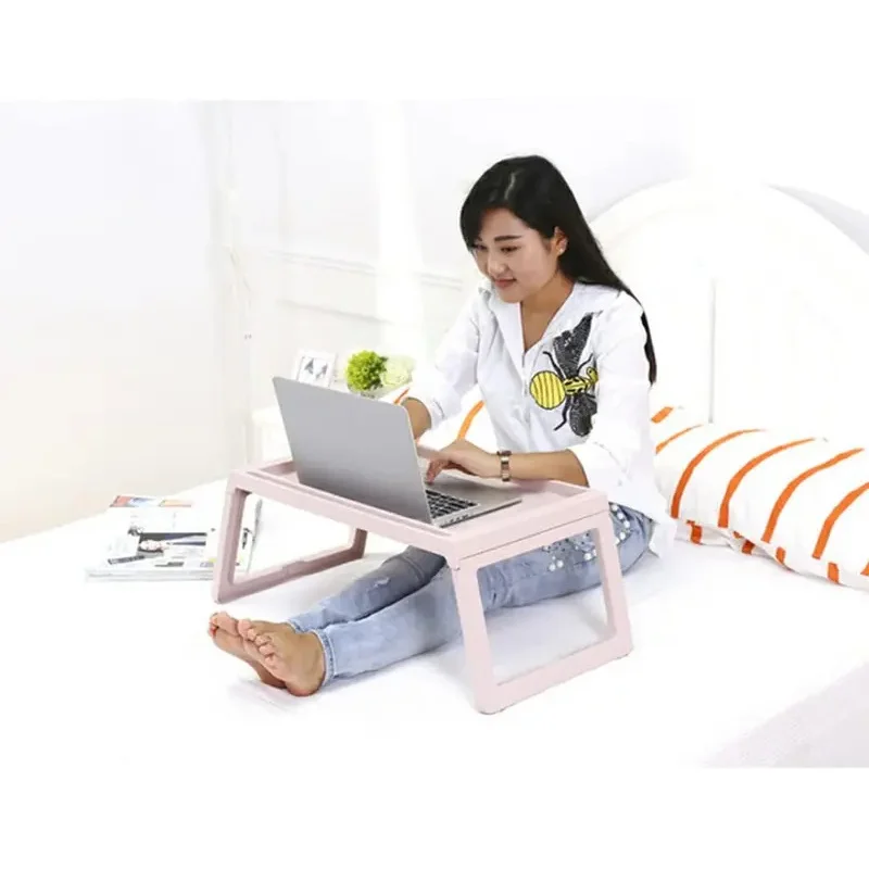 Foldable Laptop Desk Multifunctional Plastic Table Ideal For Use On Bed Or Sofa Height-Adjustable Perfect For Home laptop desk stand