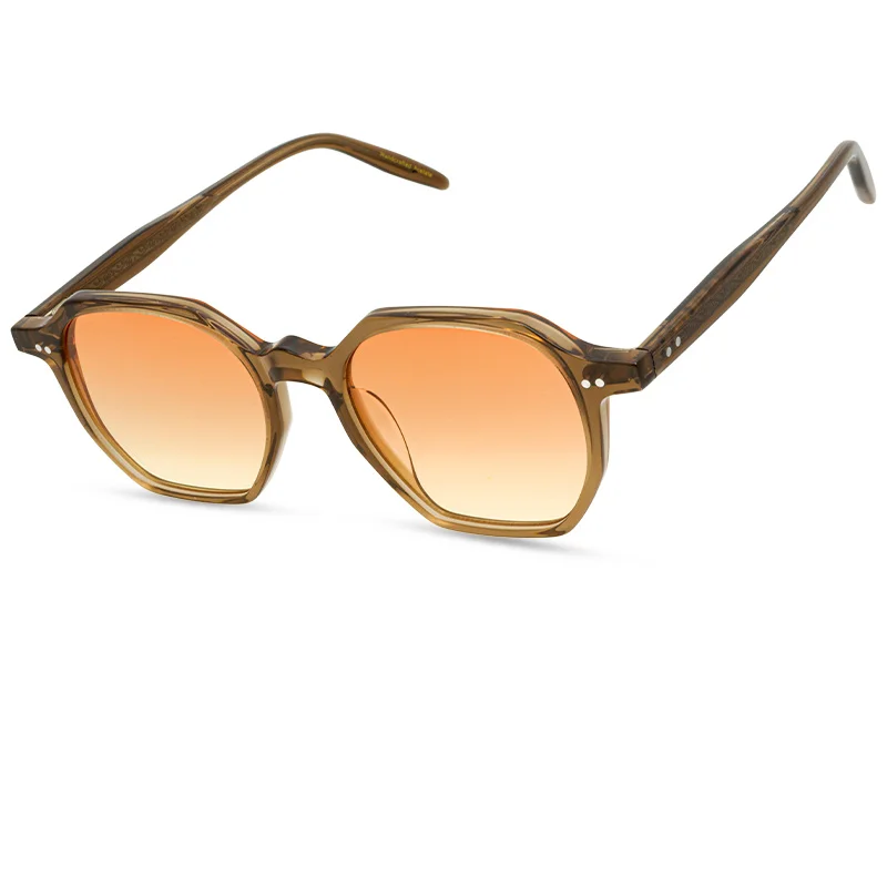

New Italian acetate fiber sunglasses for women with a round face that looks slimmer and high-end. Men's sunshade fashion sunglas