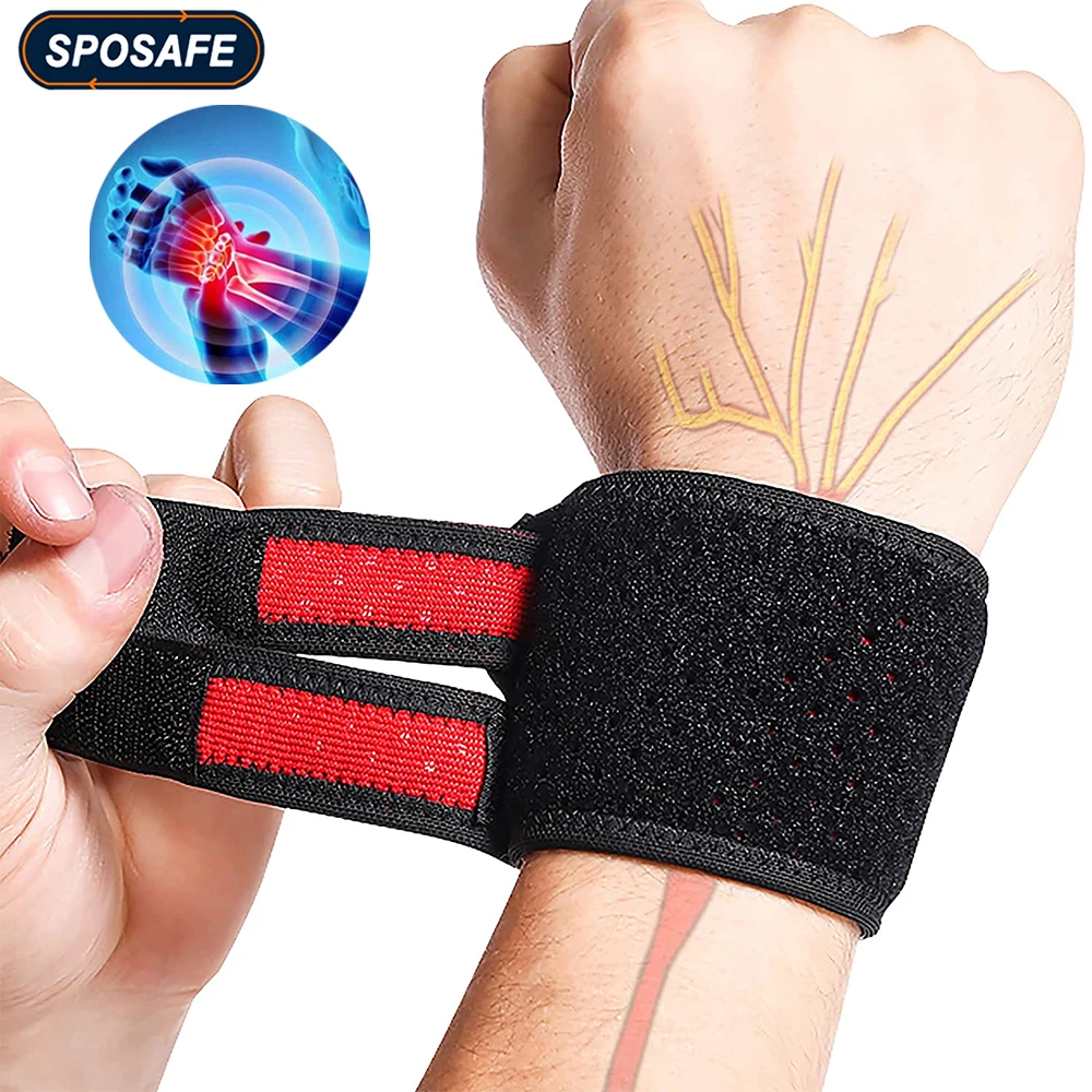 

Adjustable Wrist Compression Straps Wrist Support Fitness Weightlifting Tendonitis Sprains,Carpal Tunnel Arthritis,Pain Relief