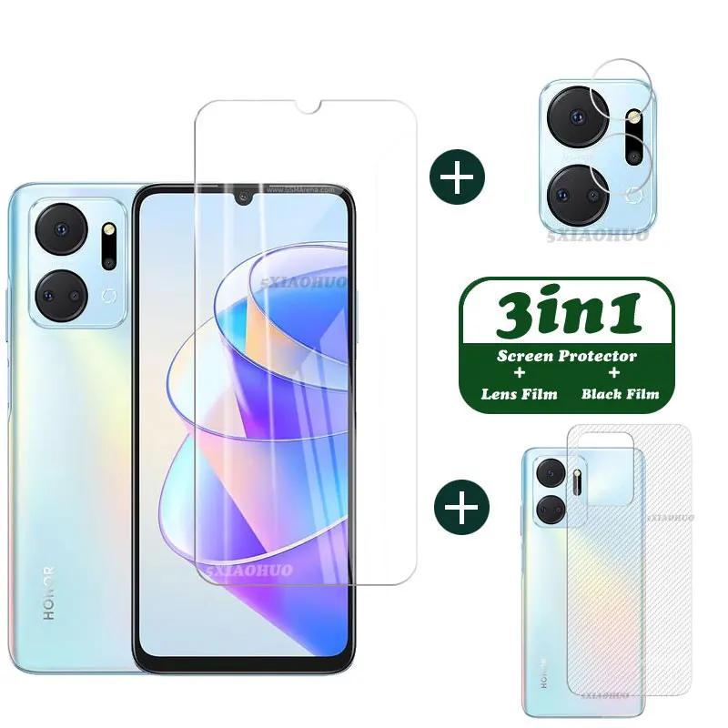 Per Honor X7A Glass Honor X7A Vetro Temperato 2.5D Full Cover Glue Hd Screen Protector Per Honor X7A Lens Film 6.75 Pollici