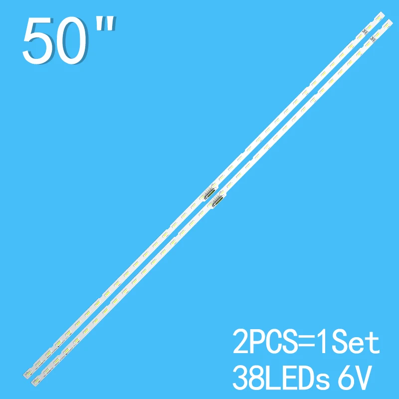 

TV's LED For Samsung UE50RU7099 UE50RU7170U Backlight Strips V8N1-500SM0-R0 180322 Y18 NU7100 50" BRACKET-LED PCB BN61-15484A