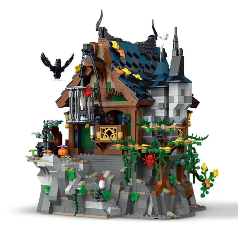 Wizard Cottage Century Moc Ideas House Architettura Modulare Building Bricks Stone Hut Model Blocks Regalo Giocattolo Per Bambini