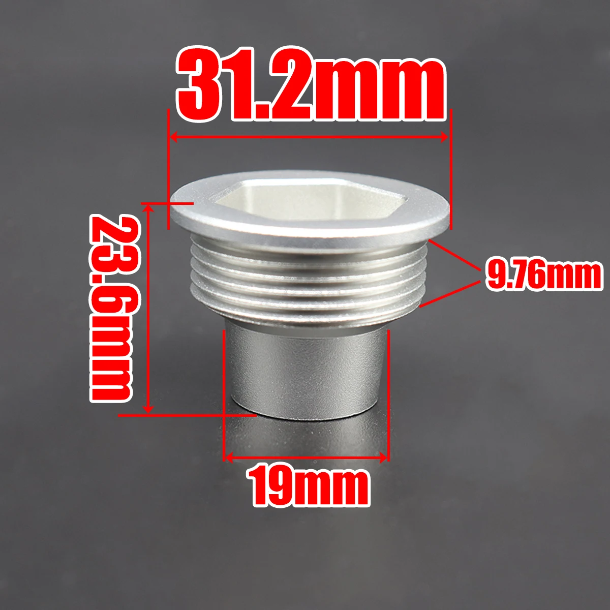 Zestaw 4 aluminiowych wkładów do wtryskiwaczy paliwa do Seat Leon