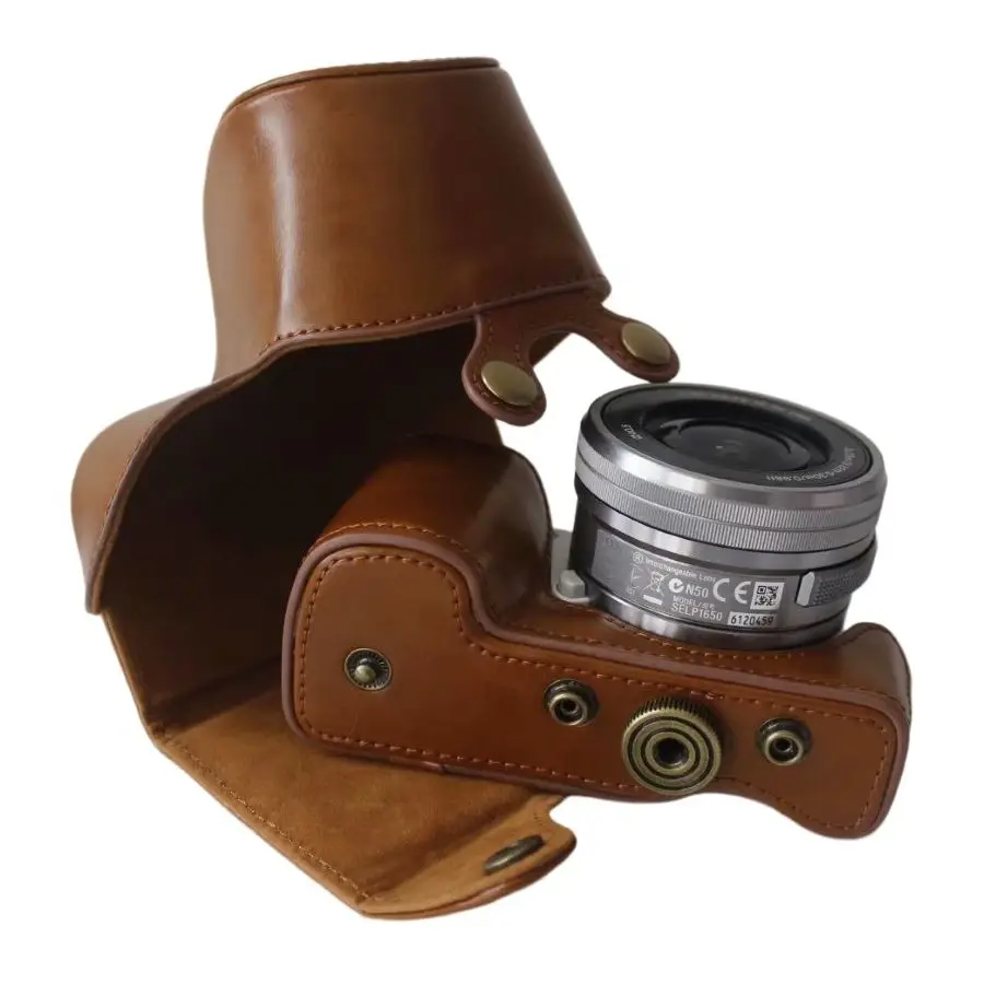 Custodia Per Fotocamera Custodia In Pu Per Accessorio Sony A6400 @