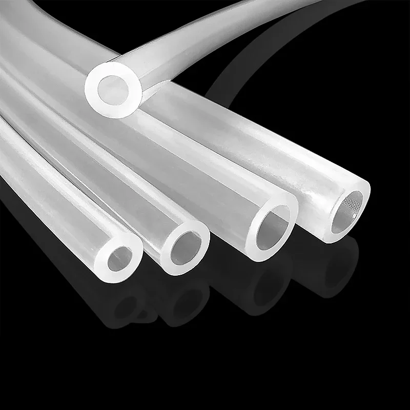 Peristaltic Pump Tube ID 0.4 0.8 1 2 3.2 4.8 6.4 7.9 9.6mm Soft Tasteless Silicone Hose Flexible Food Grade Nontoxic Transparent
