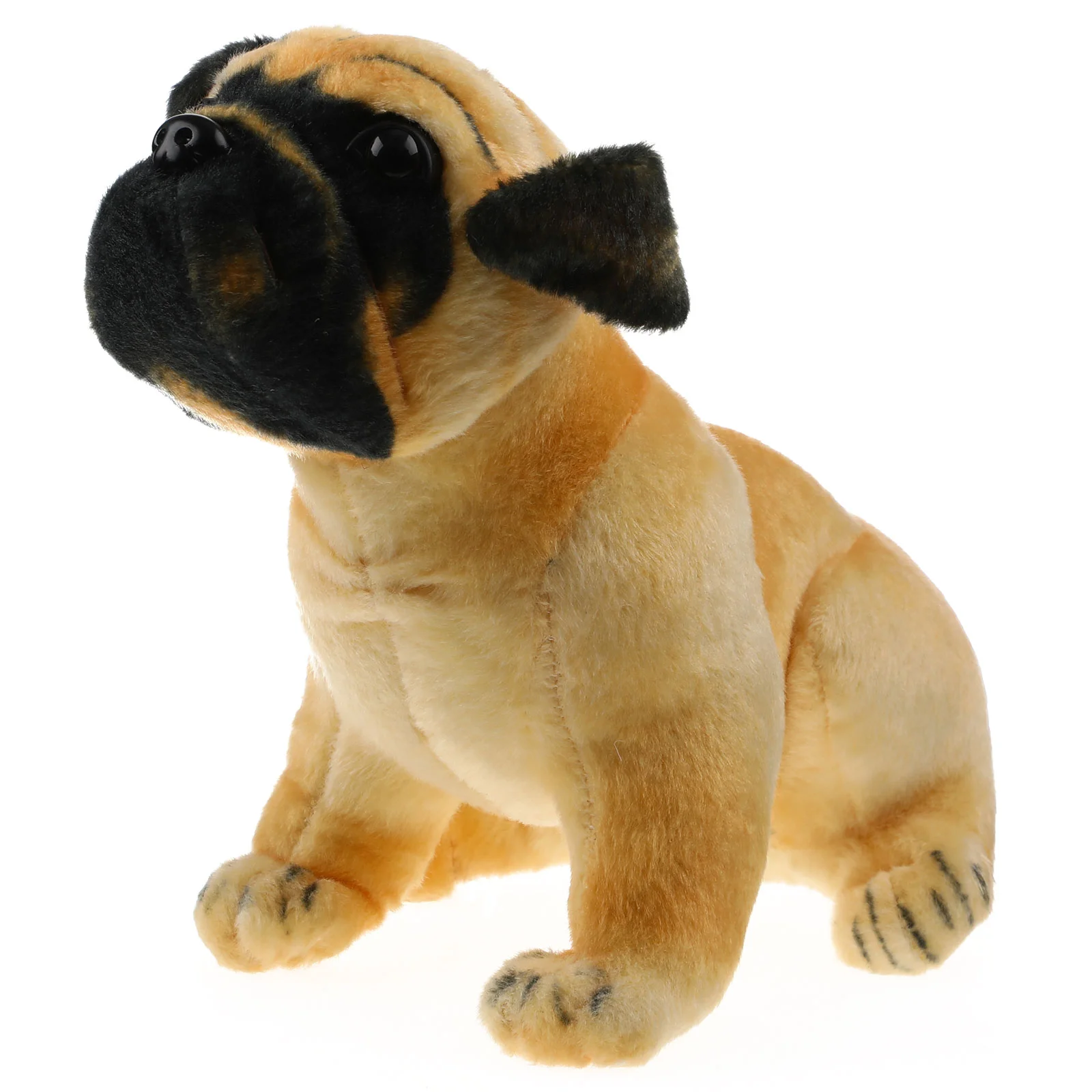 

Brown Pug Stuffed Animal Plush Dog Toy for Kids' Parties and Holidays, 10.6 X 13 Inch