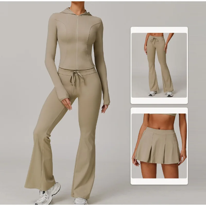 Description Picture 3 of itemWomen Sports Zipper Jacket Yoga Long Sleeved Shirts Summer Sun Protection Clothing Fitness Running Gym Tops UV Resistant Coat