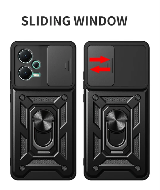 Funda protectora para Xiaomi Redmi Note 12 Pro 5G, carcasa protectora trasera para cámara deslizante - Image 4