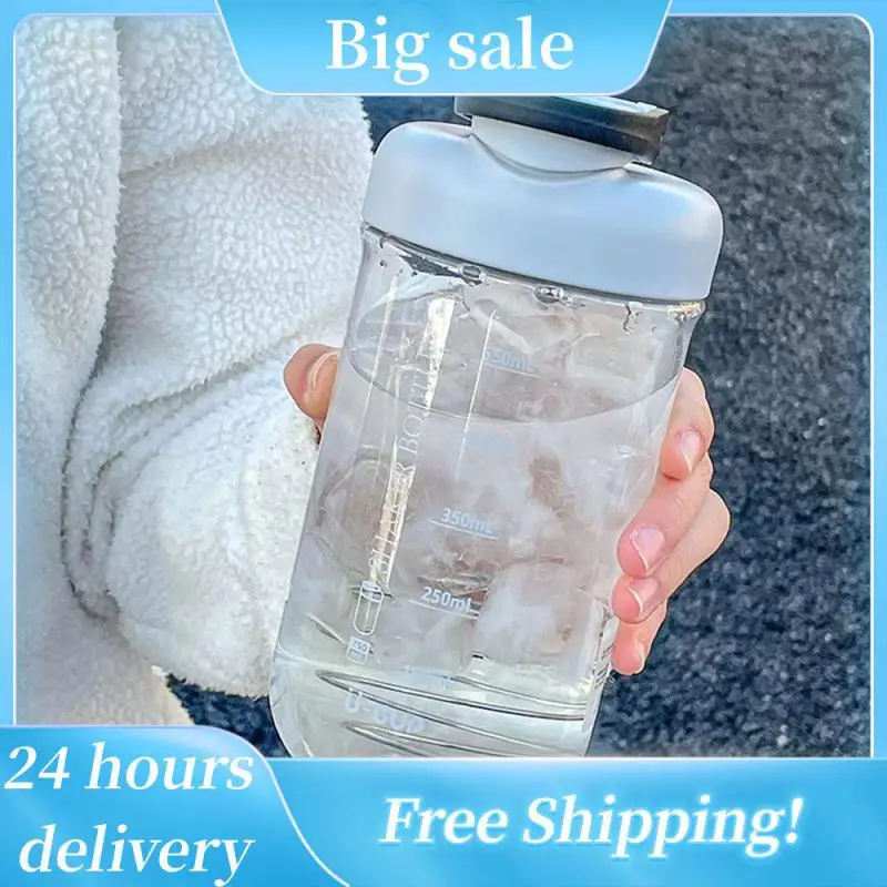 Portable Shake Cup Protein Powder Fitness Tazza Sportiva Da Uomo High Color Value Net Red Cup Mixing Cup Shaker Bottles