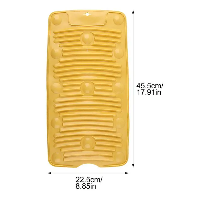 Washing Board Portable Household Non-Slip Silicone Washboard Lazy Personal Laundry Socks Small Washboard Laundry Mat Universal