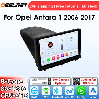 Radio para Auto OSSURET con Sistema Inteligente Android 14 para Opel Antara 1 2006-2017, Reproductor Multimedia con Carplay, GPS, 4G, 6115 1