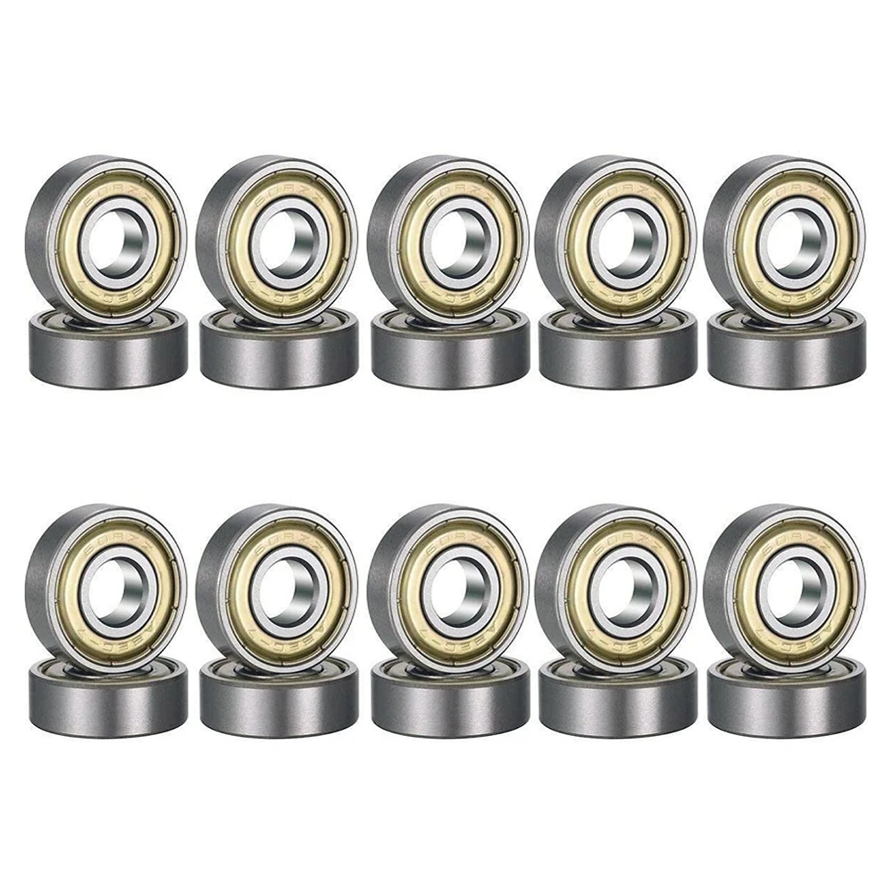 10-40pcs bál zaměření 608ZZ 623ZZ 626ZZ 687ZZ 607ZZ hlubokým drážka miniaturní zaměření pro skateboardu koloběžka 3D tiskáren zaměření