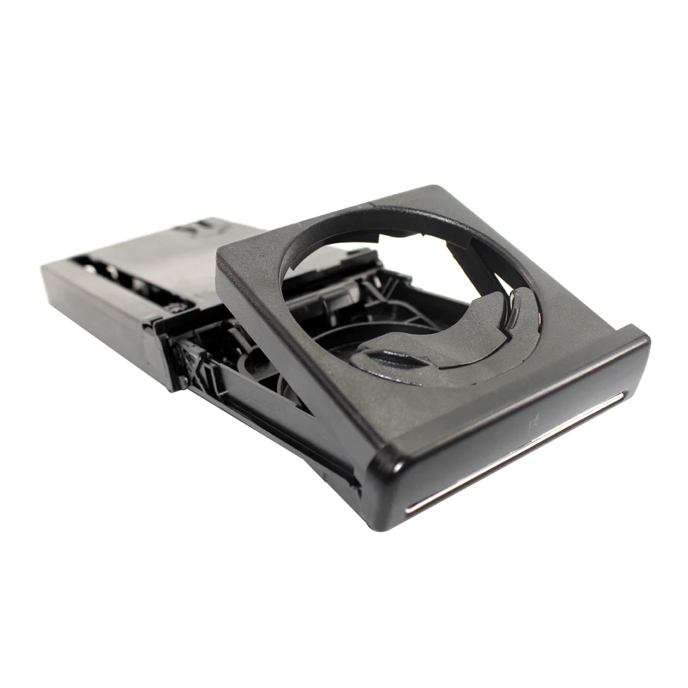 BlackFrontDashCarCupHolderSlidingAssemblyRightHandDrive