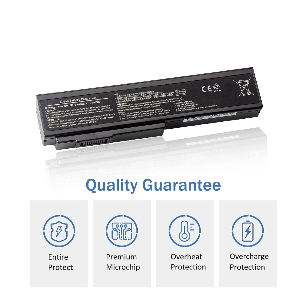Etesbay 5200mah A32-n61 Bateria do Portátil para Asus G50 G50e N61 N61j N61d N61v N61vg M50s N53 N53s N53sv N43s N43jf A32-m50 A33-m50 - Imagem 5