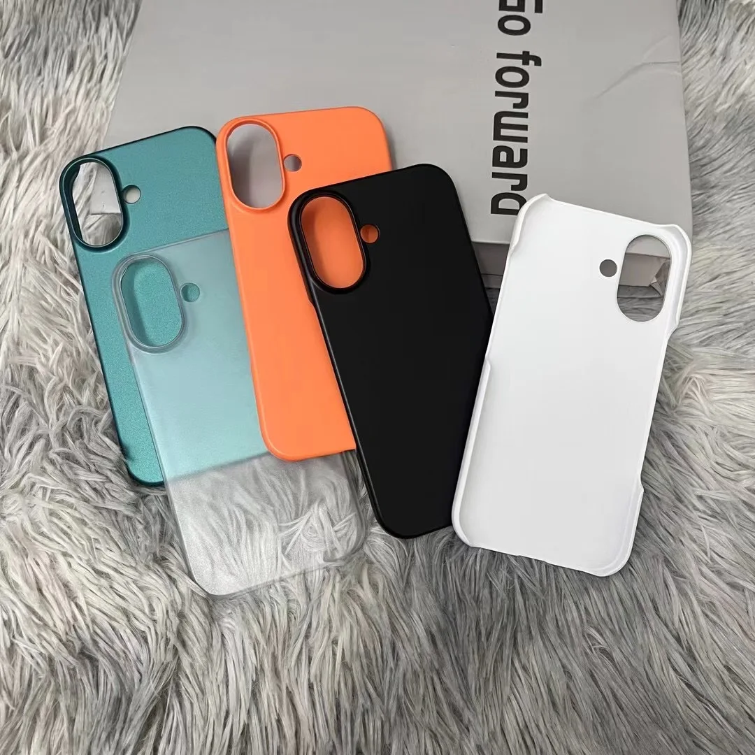 Ultra-Thin Matte Sandstone Hard PC Case - Slim Solid Color Cover