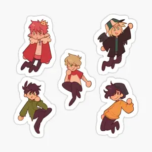 Technoblade Never Dies 5PCS Stickers for Home Wall Funny Kid Anime Stickers  Bumper Decorations Cute Background Luggage Window