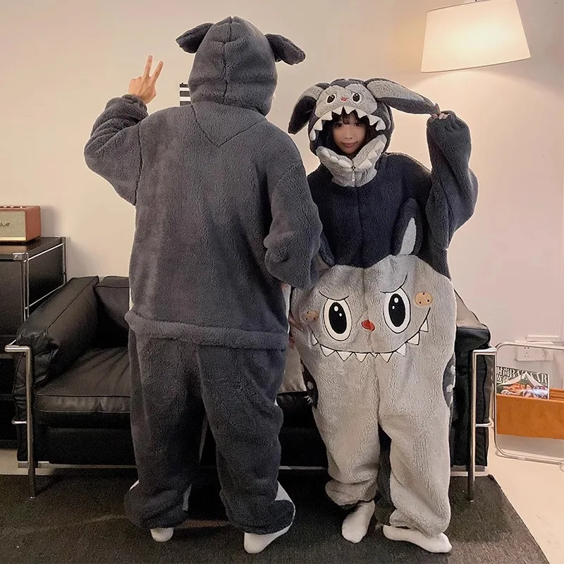 Adult Labubu Cosplay Costume Kigurumi Onesie Anime Nightgown Halloween Cartoon Pajamas
