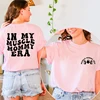 In My Muscle Mommy Era Funny Meme T Shirt Women Clothing Retro Fashion Graphic Tops Ulzzang Harajuku Oversized Female T-Shirt 4