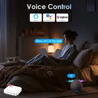 BSEED Zigbee Click Light Switch Part 1/2/3/4Gang 2Way Switch Function DIY Part EU Smart Socket Outlets Plastic Frame Black Color - Image 3