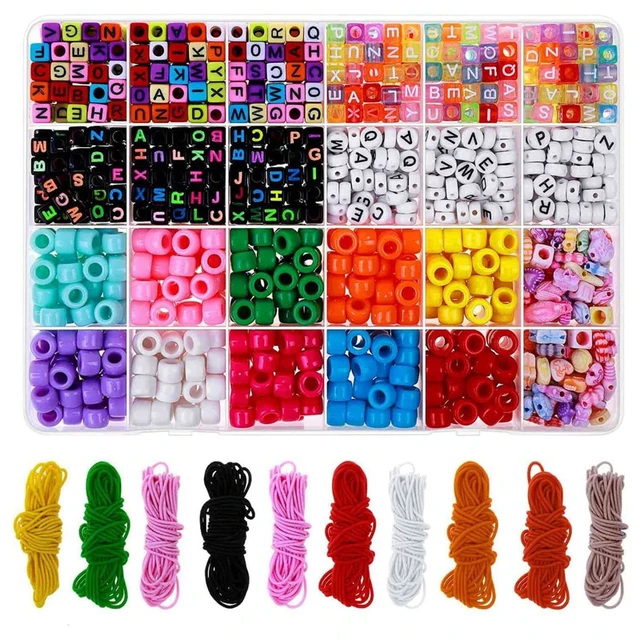 Clay & Letter Beads 9600Pcs Bracelet Making Kit for Girls 8-12 | eBay