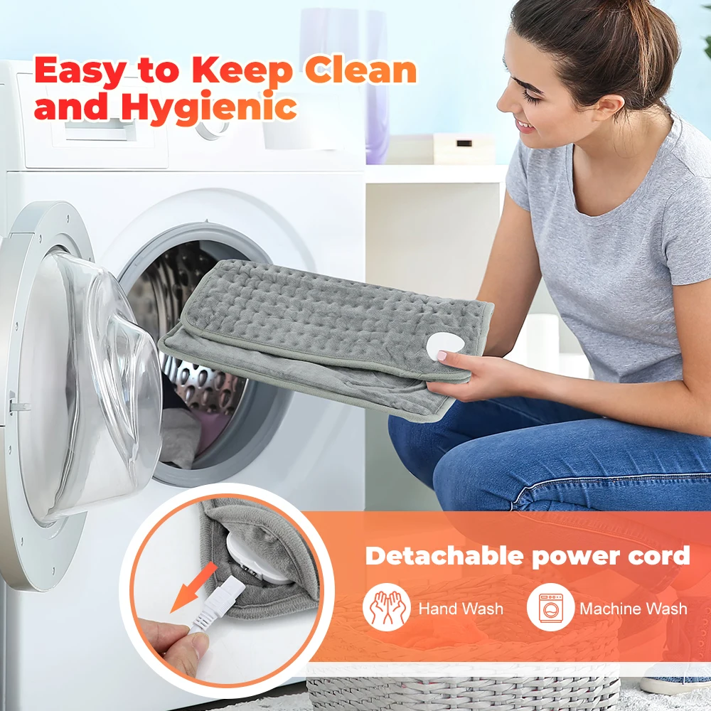 Electric Heating Pad Foot Warmer Soft Plush Washable Portable Winter Heater Thermal Blanket Hand Foot Warming Mat For Bed Sofa 6