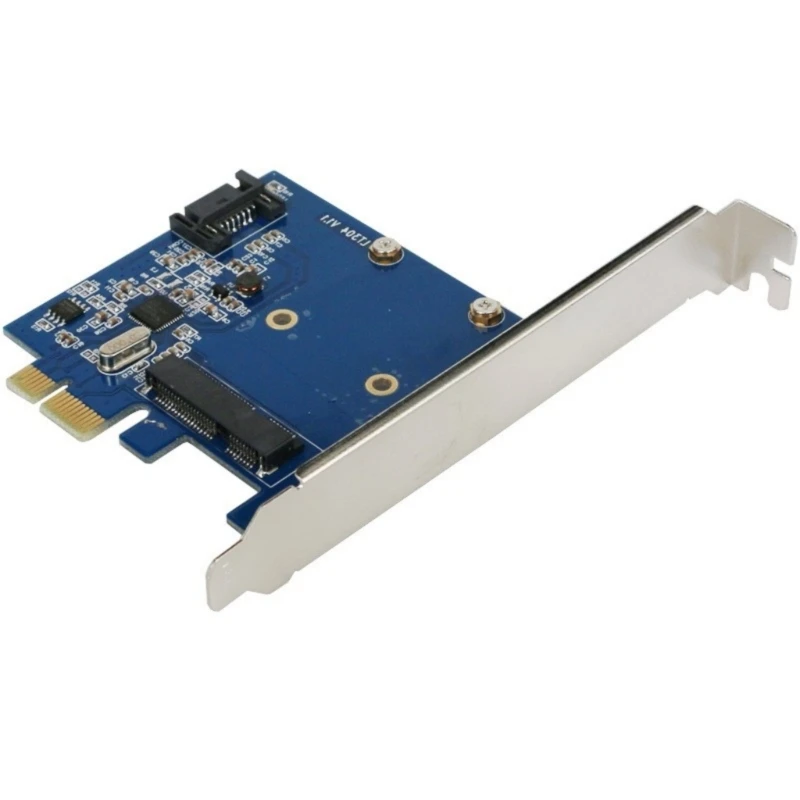 Best Seller Computer Component PCIE to MSATA SATA3.0 Converters Card for Enhanceds Desktop Performances