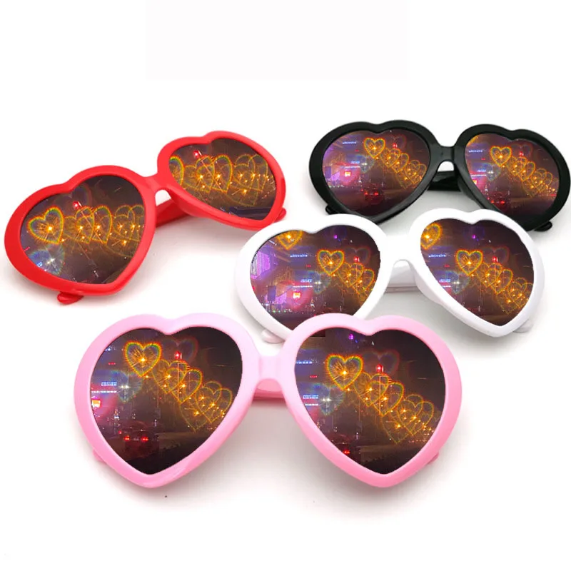 3D Prisma Wirkung Beugungs Gläser Frauen Sonnenbrille Rechteck Regenbogen  Kaleidoskop Festival Stil Rave Brillen Klar/Grau objektiv - AliExpress