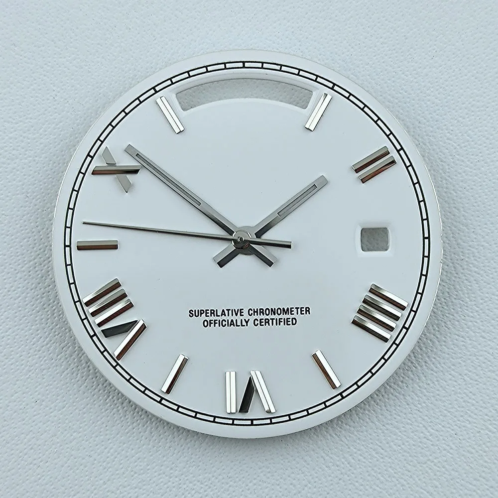 Custom Green Luminous Watch Dial - 31mm Dial for Miyota Movements, Ideal for Watch Repair and Enhancement