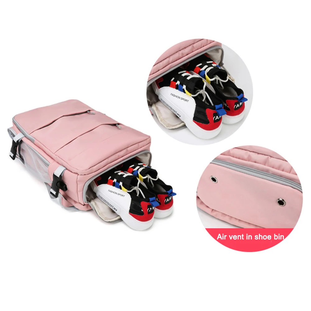 Zaino da viaggio per donna aereo di grande capacità bagaglio multifunzione  leggero impermeabile borsa Casual da donna borse per Notebook - AliExpress