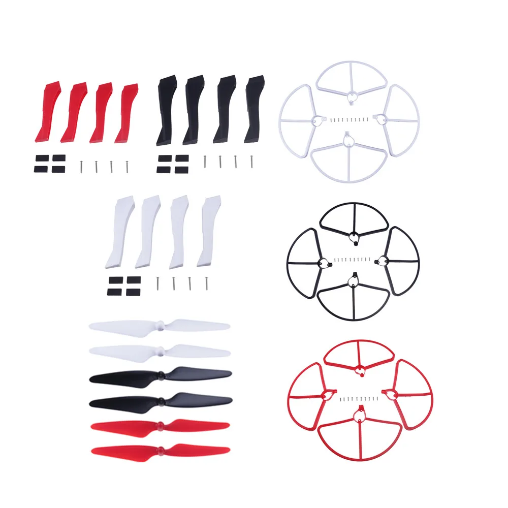 

Propeller + Protective cover + Landing Gear For Hubsan H501S H501A H501M 4 PCS blade blades RC Drone Quadcopter spare Parts