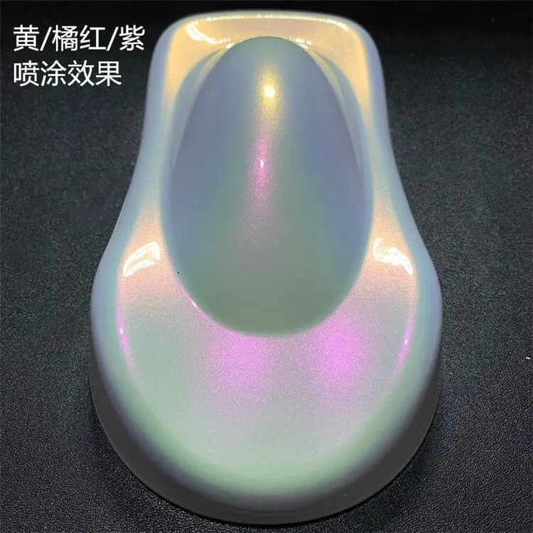 Rainbow Iridescent Color Changing Chameleon car paint pearl Pigments Powder Ghost Color Shift Pigment 25g/Bag color shift pigment powder automotive paint pigment powder