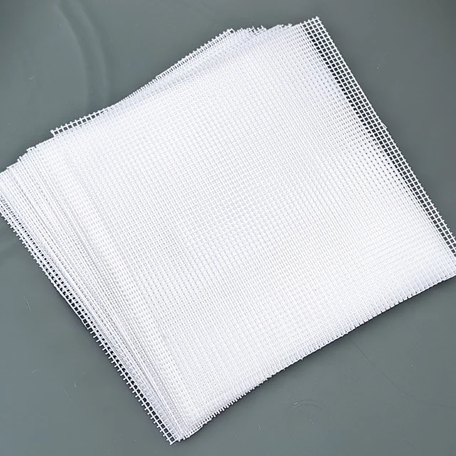 20Pcs Bonsai Tool Pot Mesh Sheet Hole Flowerpot Bottom Net Pest Control Prevent Soil Loss Breathable Gasket White 6