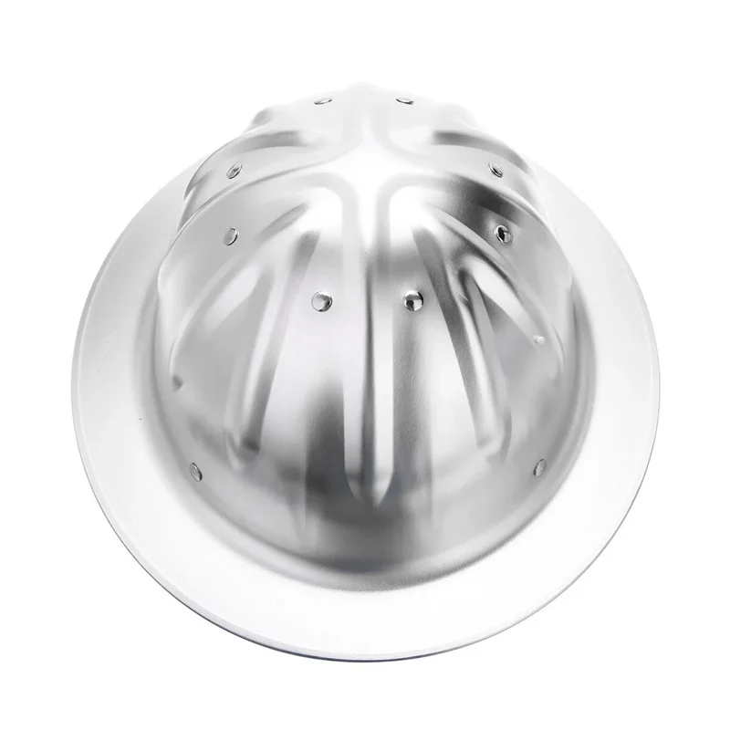 Aluminum Safety Helmet Full Brim Sunshade Engineering Mining Premium Railway Metallurgy Construction Work Safety Helmet