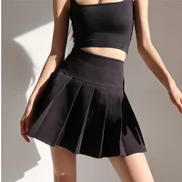 American School Y2k Style Summer Short Pleated Skirt For Women 2024 High Waist Sexy Hotsweet Mini Skirts Female 1