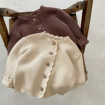 Cozy Knit Cardigan Sweater for Little Girls & Toddlers 1