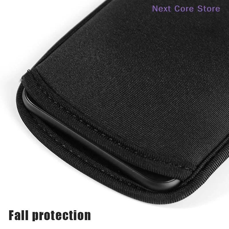 Black Neoprene Waterproof Shockproof Phone Pouch (6.3-7.2)